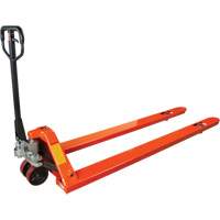 8' Long Fork Hydraulic Pallet Trucks, 96" L x 27" W, 4400 lbs. Capacity O-Max