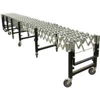 Expandable Conveyor, 18" W x 12' L, 200 lbs. per lin. ft. Capacity O-Max