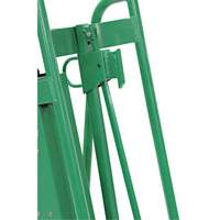 Powered Drum Hand Truck with Pneumatic Wheels O-Max