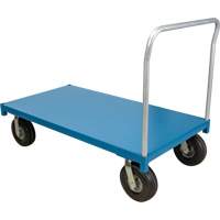 Heavy-Duty Platform Truck, 48" L x 24" W, 1200 lbs. Capacity, Flat Free Casters O-Max