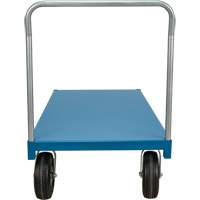 Heavy-Duty Platform Truck, 48" L x 24" W, 1200 lbs. Capacity, Flat Free Casters O-Max