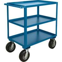  Chariot &agrave; tablettes pour l'ext&eacute;rieur, 3 Tiers, 18" la x 39" h x 33" p, Capacit&eacute; 1200 lb O-Max