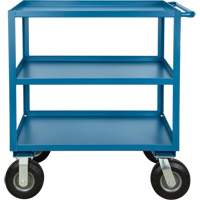  Chariot &agrave; tablettes pour l'ext&eacute;rieur, 3 Tiers, 18" la x 39" h x 33" p, Capacit&eacute; 1200 lb O-Max
