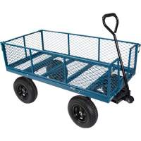 Wagon with Drop Sides, 24" W x 48" L, 800 lbs. Capacity O-Max