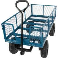 Wagon with Drop Sides, 24" W x 48" L, 800 lbs. Capacity O-Max