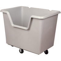 Chariot-caisse Starcart &agrave; c&ocirc;t&eacute; ouvert, Poly&eacute;thyl&egrave;ne, 46" lo x 31" la x 49" h, Volume 24 pi³, Capacit&eacute; 900 lb O-Max