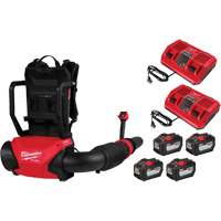 M18 FUEL Dual Battery Backpack Blower Kit, 18 V, 155 MPH Output, Battery Powered O-Max