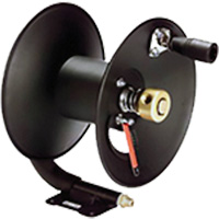 High Pressure Carry Handle Hose Reel, 100', Steel O-Max