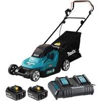 36V 5.0 Ah LXT Lawn Mower Kit, Push Walk-Behind, Battery Powered, 17" Cutting Width O-Max
