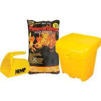 Ensemble de produit de d&eacute;glaçage intense Firestorm avec 56 sacs, Sac, 44 lb (20 kg), Point de fonte -32°C (-25°F) O-Max
