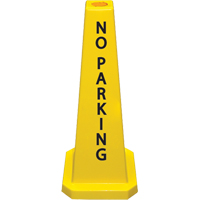"No Parking" Lamba Traffic Cones, English O-Max