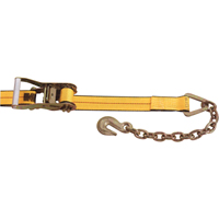 Ratchet Straps, Chain Anchor, 2" W x 30' L, 3335 lbs. (1513 kg) Working Load Limit O-Max