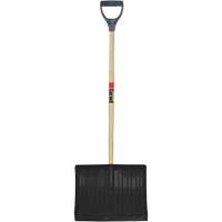 Nordic Snow Shovel, Polypropylene Blade, 17-3/4" Wide, D-Grip Handle O-Max