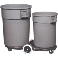 Socle roulant Tandem Brute, Noir O-Max