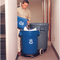 Socle roulant Tandem Brute, Noir O-Max