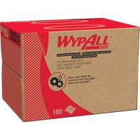 Chiffons WypAll pour l'huile, la graisse et l'encre, Sp&eacute;cialis&eacute;, 16-4/5" lo x 12" la O-Max
