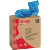 Chiffons industriels de qualit&eacute; sup&eacute;rieure X70 WypAll, Robuste, 16-4/5" lo x 8-1/3" la O-Max