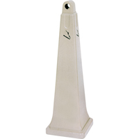 R&eacute;cup&eacute;rateurs de m&eacute;gots de cigarettes Groundskeeper, Sur pied, Plastique, Capacit&eacute; 1 gal. US, Hauteur 39-3/4" O-Max