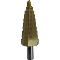 JET-KUT&reg; Super Premium M35 Step Drill, 3/16" - 1/2" , 1/16" Increments, High Speed Steel O-Max