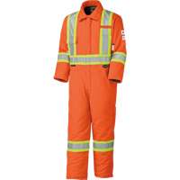 5532A Combinaison de s&eacute;curit&eacute; &agrave; haute visibilit&eacute; ignifuge et anti-arcs &eacute;lectriques, Taille 2T-Grand, Orange haute visibilit&eacute;, 58 cal/cm² O-Max