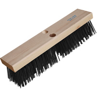 Road Warrior Extra Heavy-Duty Push Broom, 16", X-Coarse, Wire Bristles O-Max