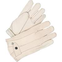 Gants classiques de cordeur, 10, Paume Cuir fleur de vache, Doubleure Molleton O-Max