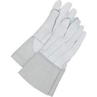 Gants de soudage &agrave; l'arc TIG Gander Brand, Cuir fleur de mouton, Taille Grand O-Max