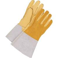 Gants pour soudeur, Cuir fleur de daim, Taille Grand O-Max