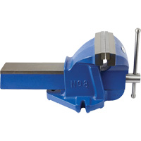 Mechanic's Vise, 8" Jaw Width, 4" Throat Depth O-Max