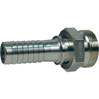 Boss Spud x Hose Shank, Steel, 2" O-Max