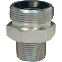 Boss Ground Joint Spud, Iron, 2", Male NPT O-Max