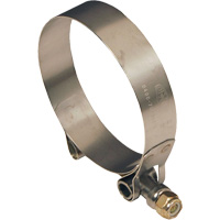 T-Bolt Clamp, Min Dia. 1.344", Max Dia. 1.562" O-Max