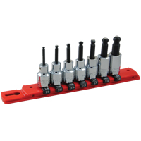 SAE Ball-Nose Socket Set, 7 Pcs O-Max