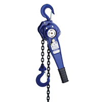 Lever Hoist with 3' Chain, 3' Lift, 500 lbs. (0.25 tons) Capacity O-Max