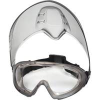 Capstone&reg; Shield Safety Goggles with Removable Faceshield, Clear Lens, Anti-Fog, Direct/Closed Vent O-Max