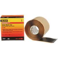 Scotch&reg; Rubber Mastic Tape 2228, 50.8 mm (2") x 3 m (10'), Black O-Max