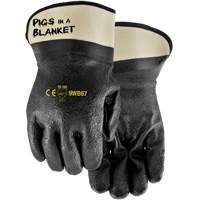 Gants enduits Pigs in a Blanket, Taille unique, R&ecirc;vetement PVC/Nitrile O-Max