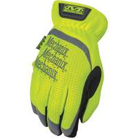 Gants de travail FastFit &agrave; haute visibilit&eacute;, Paume Synth&eacute;tique, Taille Moyen/9 O-Max
