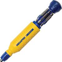 Original Stainless Steel 15-in-1 Multi-Bit Screwdriver, 8-37/50" L, Textured Handle O-Max