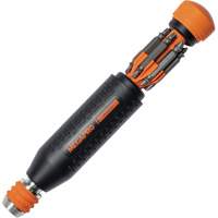 Original MEGALOK 15-in-1 Multi-Bit Screwdriver, 6-3/10" L, Textured Handle O-Max