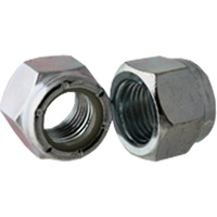 &eacute;crou Nylock, 5/16"-18 dia, Zinc Cr+3, Cors&eacute; O-Max