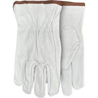 Gants en cuir de ch&egrave;vre, Grand, Paume en Cuir fleur de ch&egrave;vre O-Max