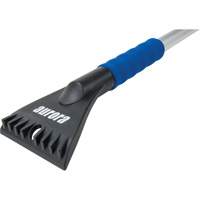 Brosse &agrave; neige tr&egrave;s longue, lame Polypropyl&egrave;ne, 34" Longueur, Bleu O-Max