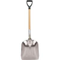 Pelle creuse, Bois, Lame Aluminium, Manche Prise en D, 24-1/2" Longueur O-Max