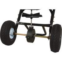 Broadcast Spreader with Stainless Steel Hardware, 15000 sq. ft., 70 lbs. capacity NN138 | O-Max
