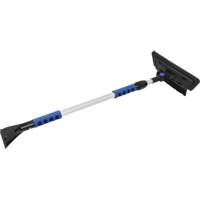 Brosse &agrave; neige, T&eacute;lescopique, lame Mousse de CAV/E, 48" Longueur, Noir/Bleu O-Max