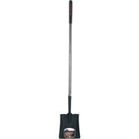 Square Point Shovel, Wood, Ergonomic Straight Handle, 62" Long O-Max