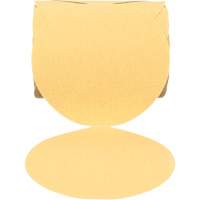 Disque abrasif dor&eacute; en rouleau 216U Stikit, 6" dia., Grain 80, Oxyde d'aluminium O-Max