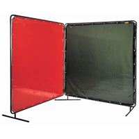Welding Screen and Frame, Yellow, 6' x 6' NT888 | O-Max