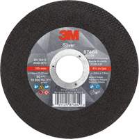 Silver Cut-Off Wheel, 4-1/2" x 0.04", 7/8" Arbor, Type 1, Ceramic, 13300 RPM NV202 | O-Max